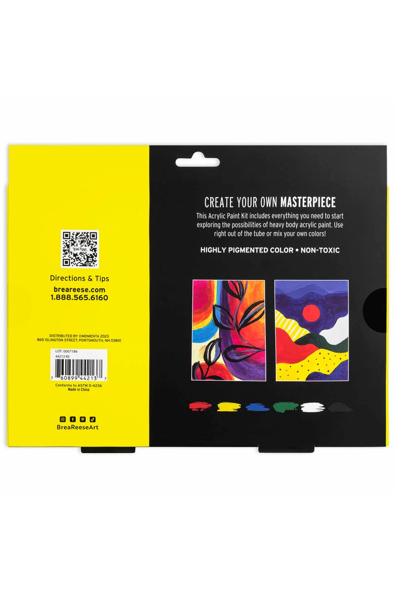 Acrylic Paint Kit 10Pc Set, Alternate, color, Multicolored