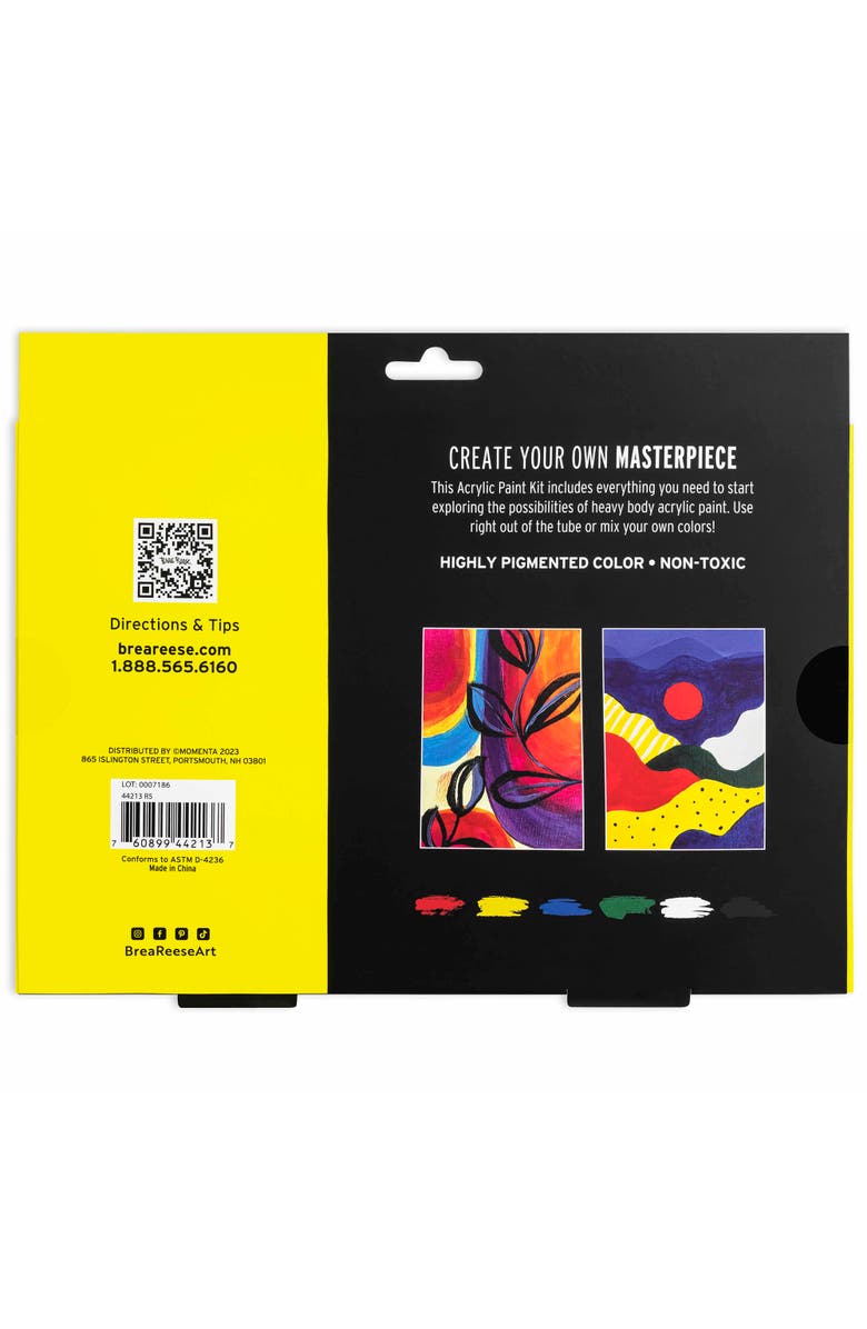 Brea Reese Acrylic Paint Kit 10Pc Set, Alternate, color, Multicolored