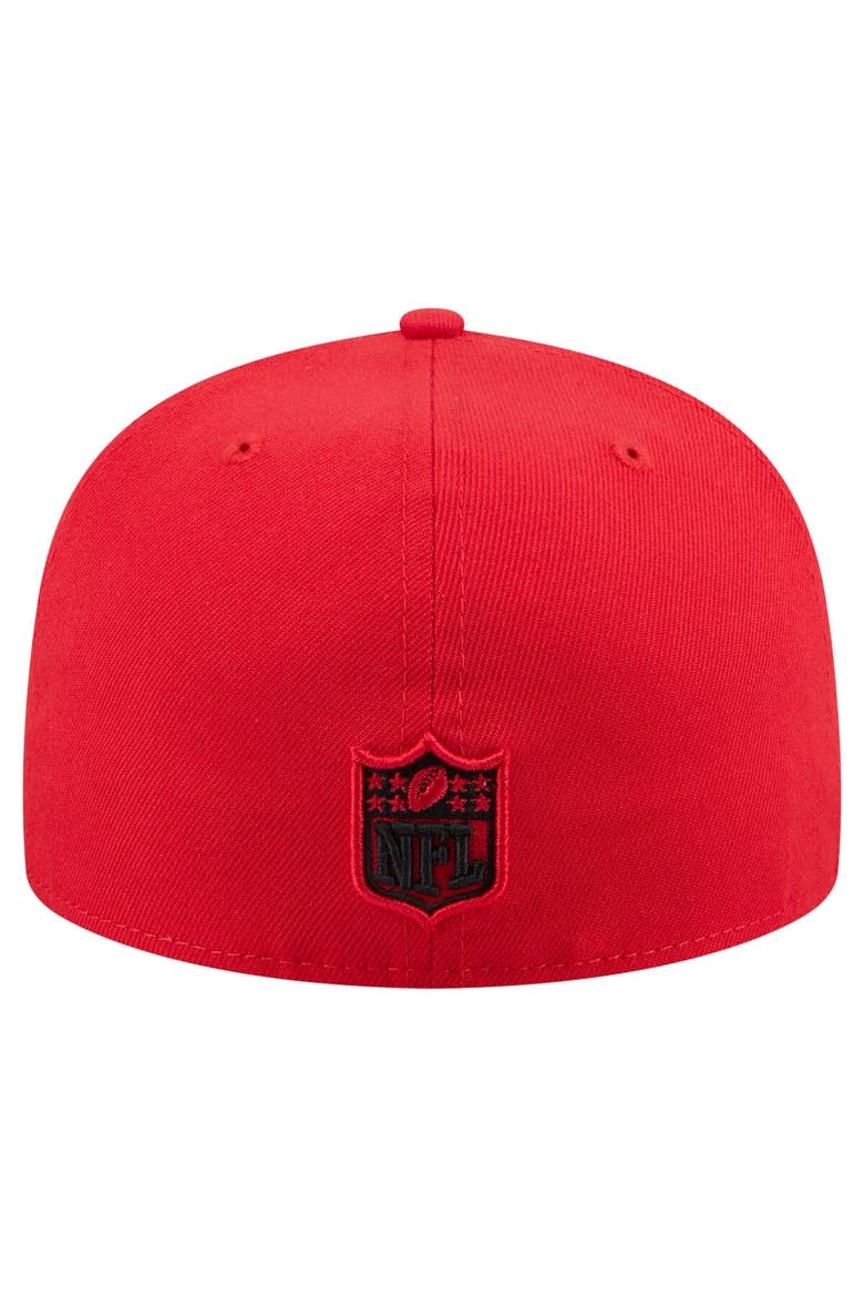 Men's New Era Red Kansas City Chiefs State Stitch 59FIFTY Fitted Hat, Alternate, color, Red