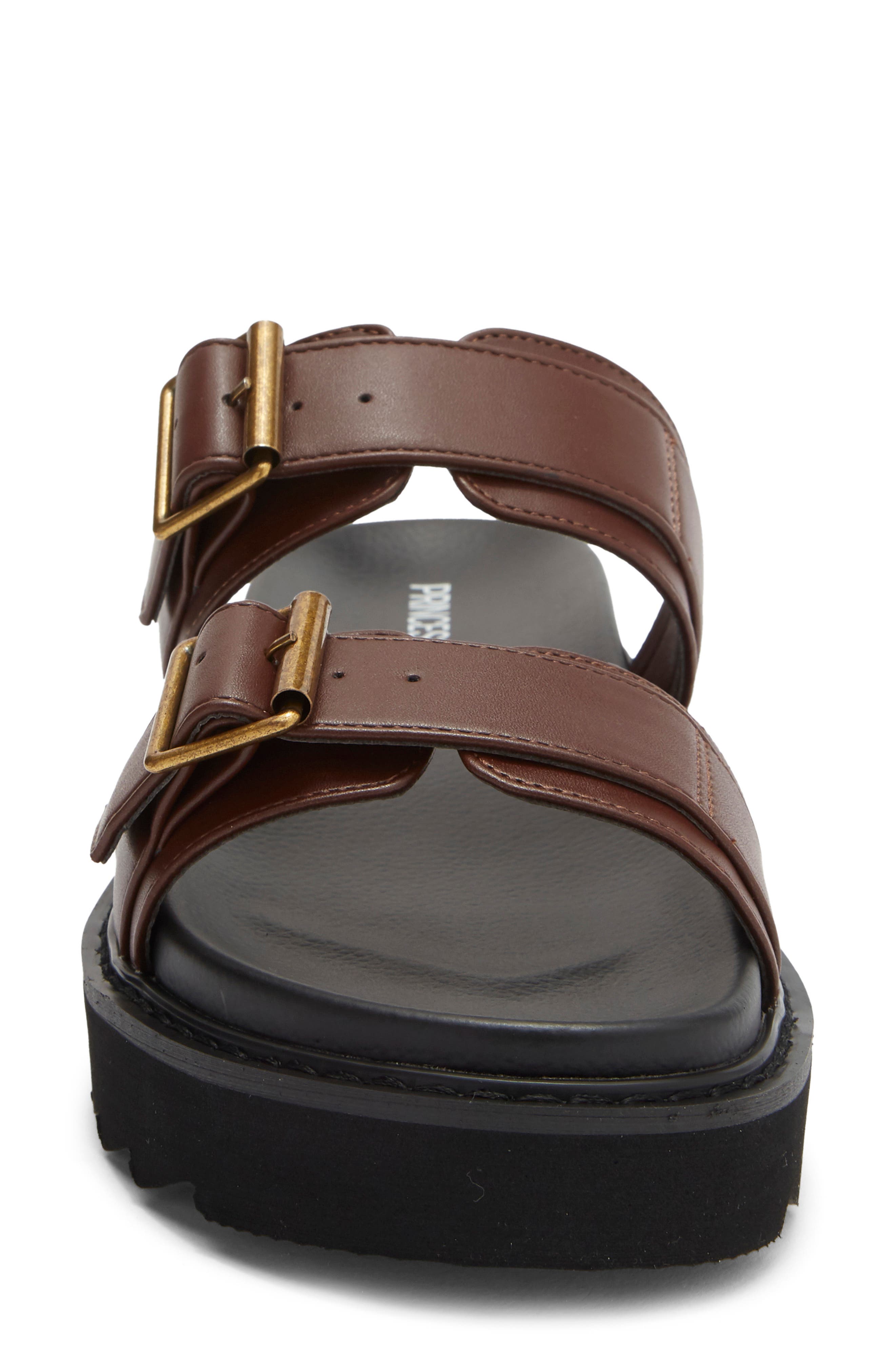Ma Belle Slide Sandal, Alternate, color, BROWN