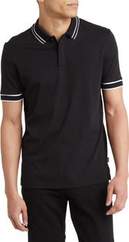 BOSS Parlay Tipped Cotton Polo