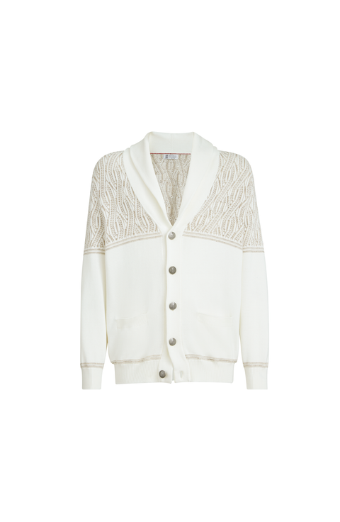 Jacquard cardigan
