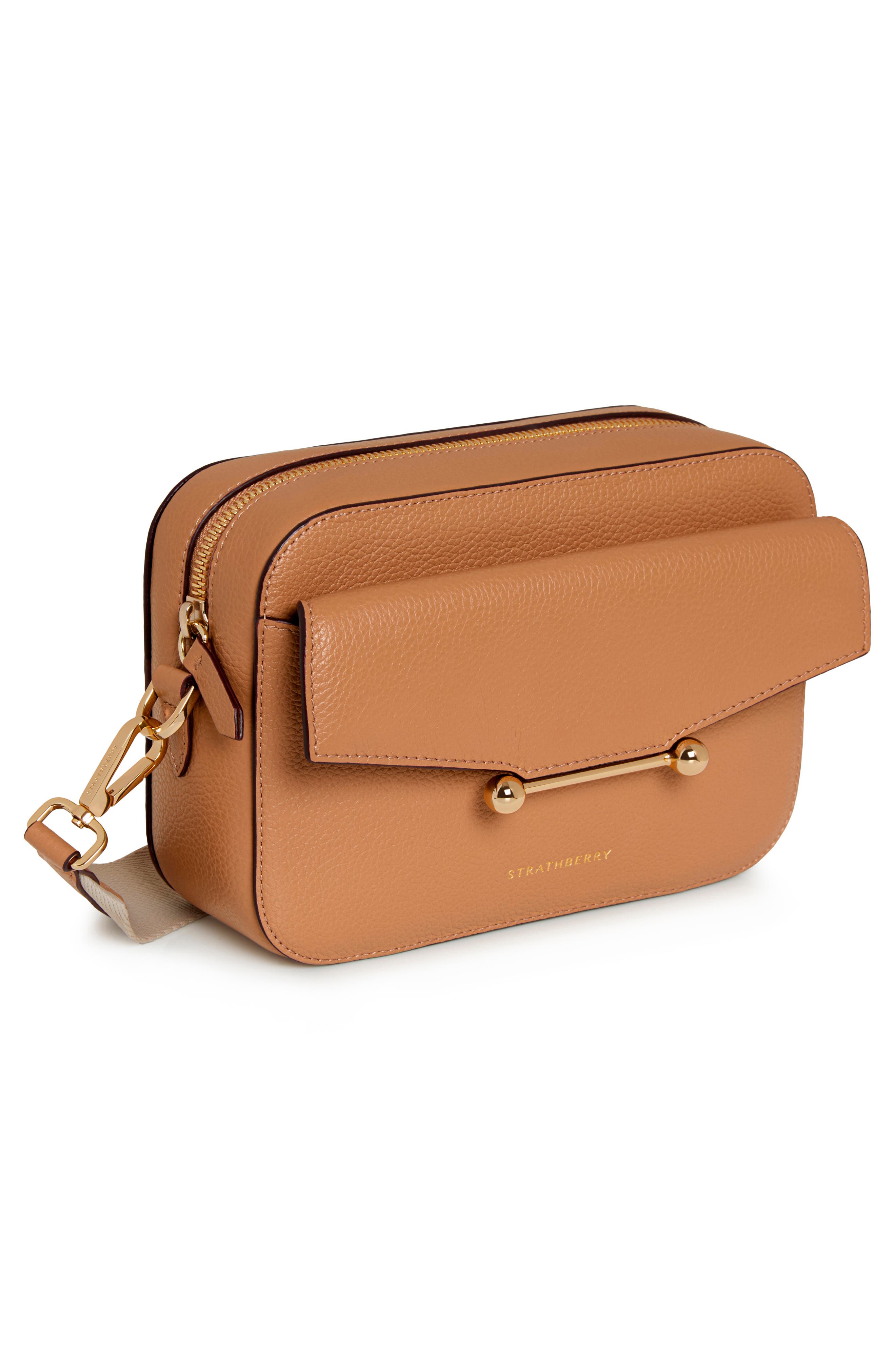 Strathberry Mosaic Leather Camera Crossbody Bag, Alternate, color, 