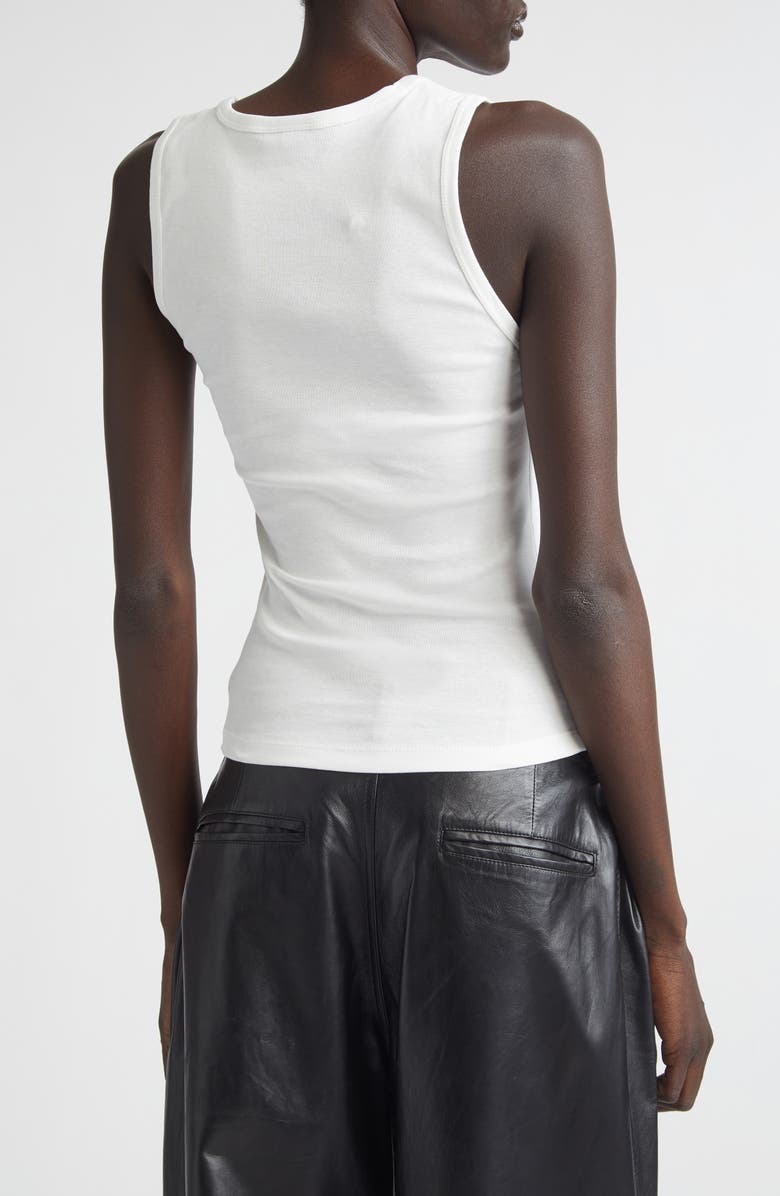 Vaquera Anagram Logo Graphic Tank, Alternate, color, White