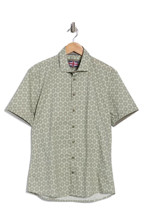 Cotton Stretch Short Sleeve Sport Shirt