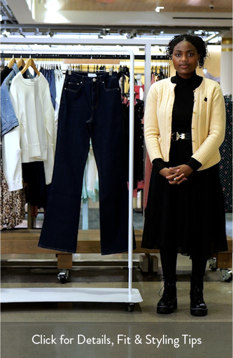 High Waist Flare Leg Jeans, sales video thumbnail