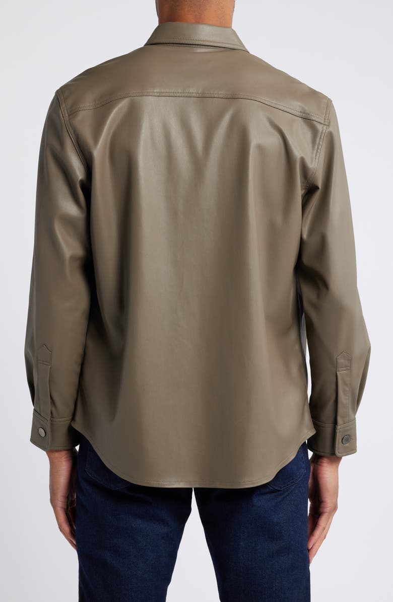 AG Elias Faux Leather Shirt Jacket, Alternate, color,