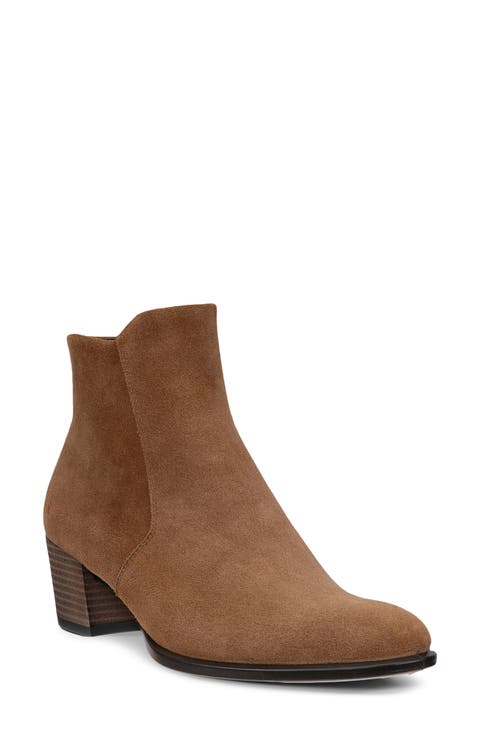 Shape Stack Heel Bootie (Women)