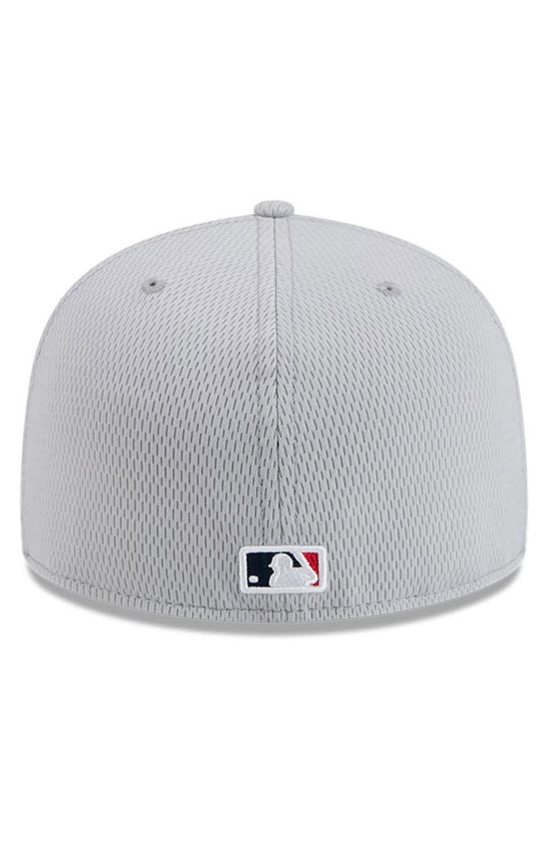 New Era Men's New Era Gray Cleveland Guardians 2025 MLB Clubhouse 59FIFTY Fitted Hat, Alternate, color, 