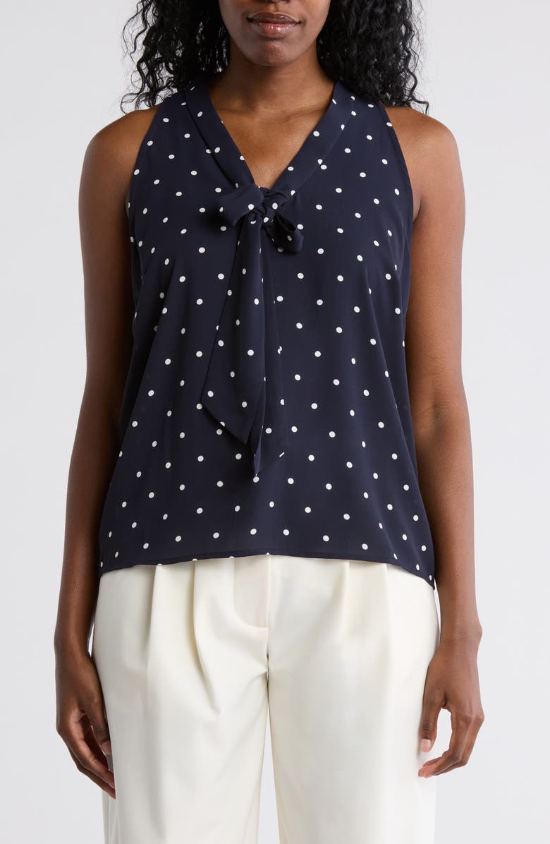 Bow Front Sleeveless Top
