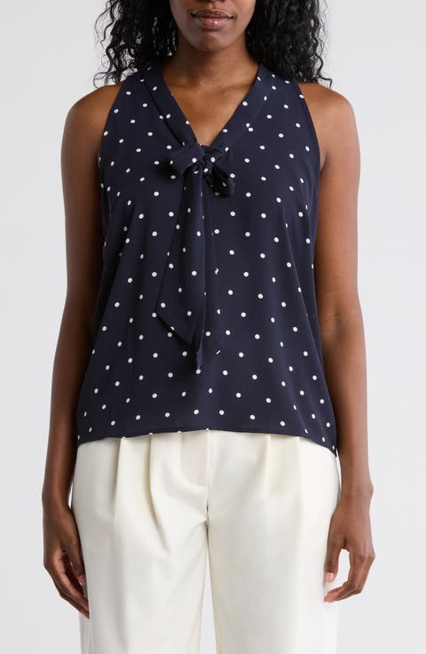 Bow Front Sleeveless Top