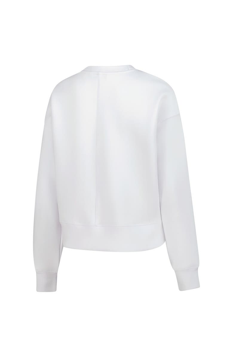 LEVELWEAR Women's Levelwear White USWNT Luxe Sponge Tri-Blend Pullover Sweatshirt, Alternate, color, White