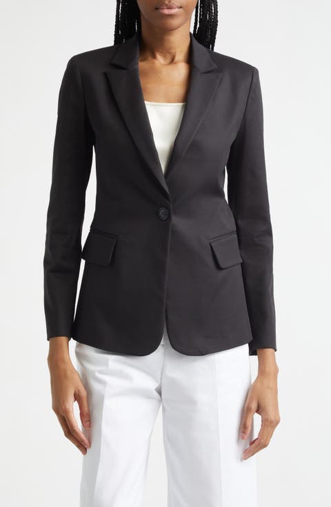 Cotton Blend Blazer