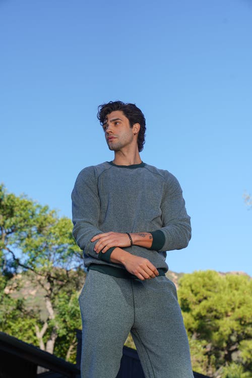Feat Unisex Blanketblend Crewneck In Rainforest