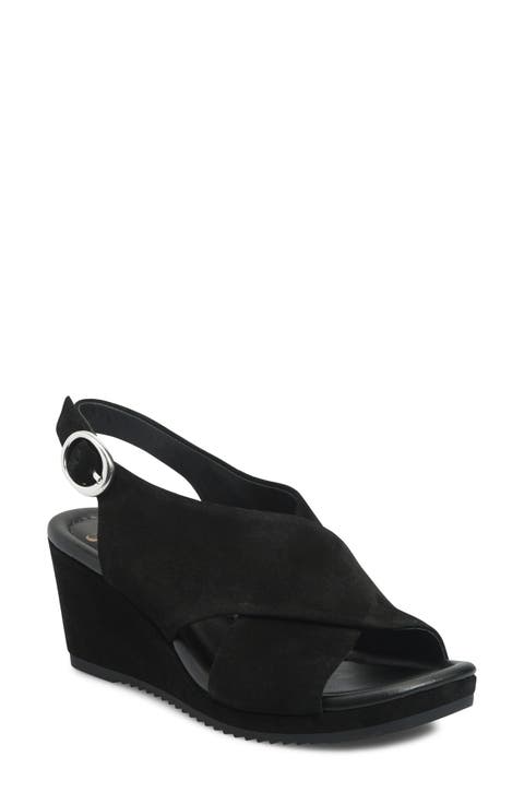 Isabeth Slingback Platform Wedge Sandal (Women)