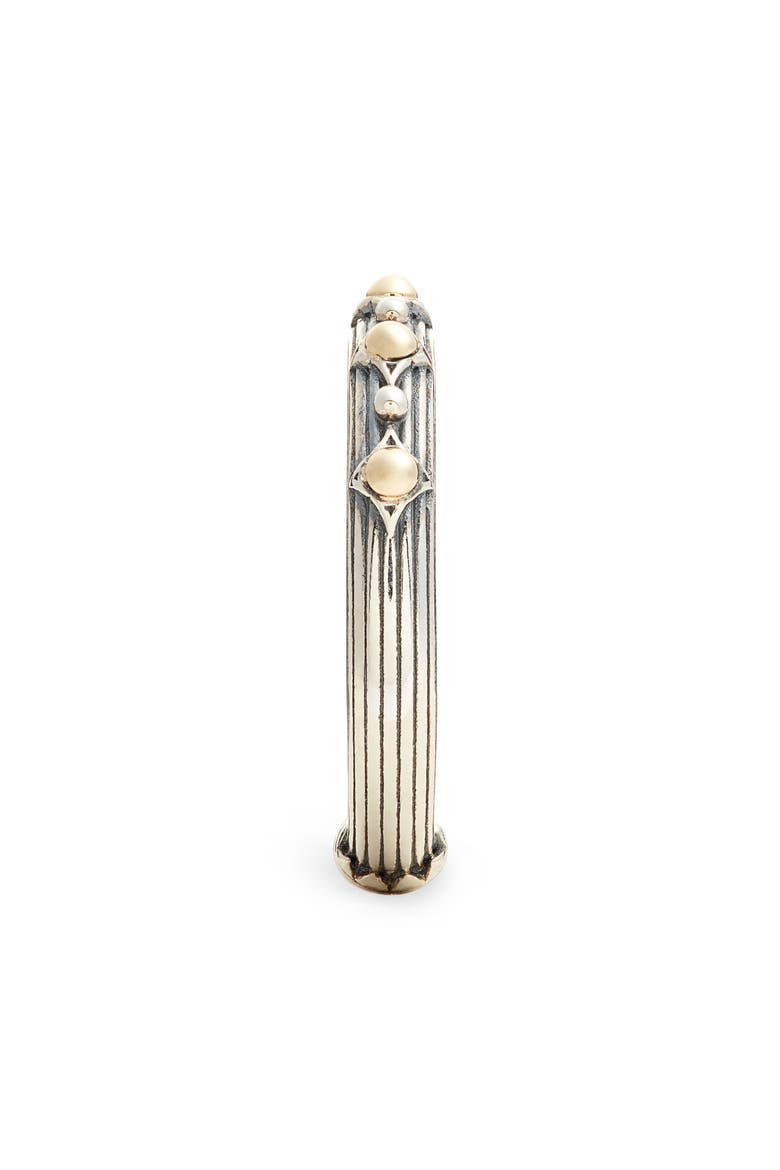 Delos Slim Stacking Ring, Alternate, color, SILVER/ GOLD