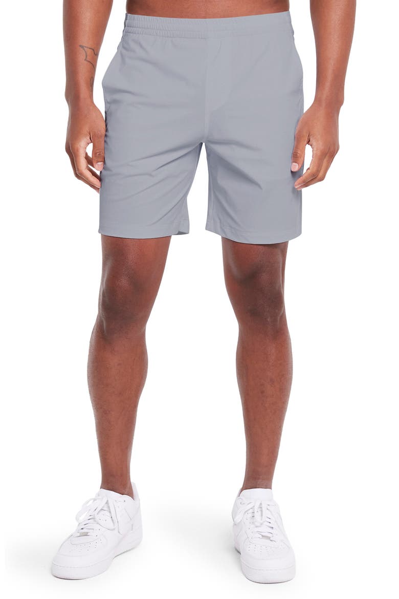Byron Water Resistant Drawstring Shorts, Main, color, SHADOW