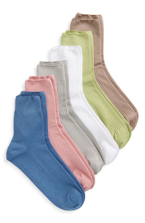 Assorted 6-Pack Crew Socks