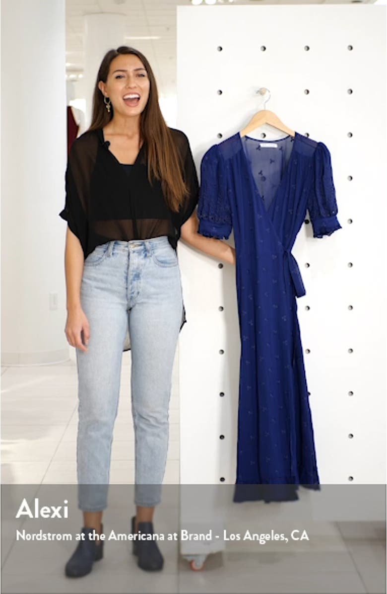 Annalise Midi Wrap Dress, sales video thumbnail