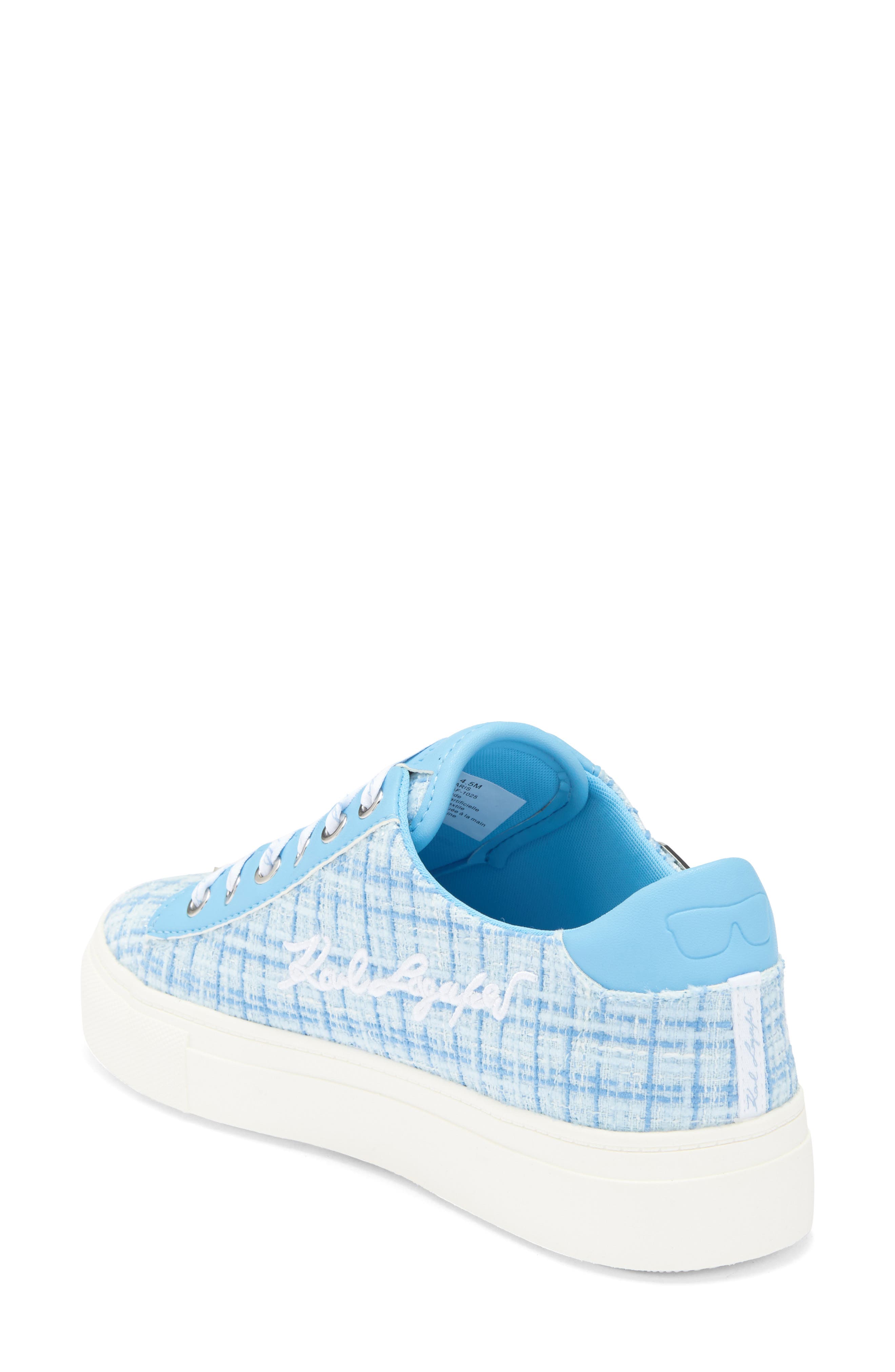KARL LAGERFELD PARIS Cate Pins Sneaker, Alternate, color, Baltic Blue