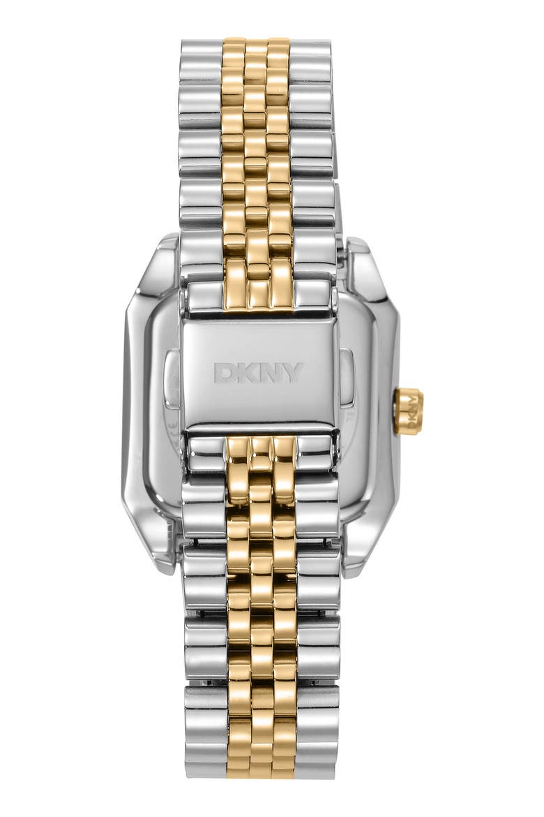 Signature Shape Tank Bracelet Watch, 27mm x 34mm, Alternate, color, SILVER