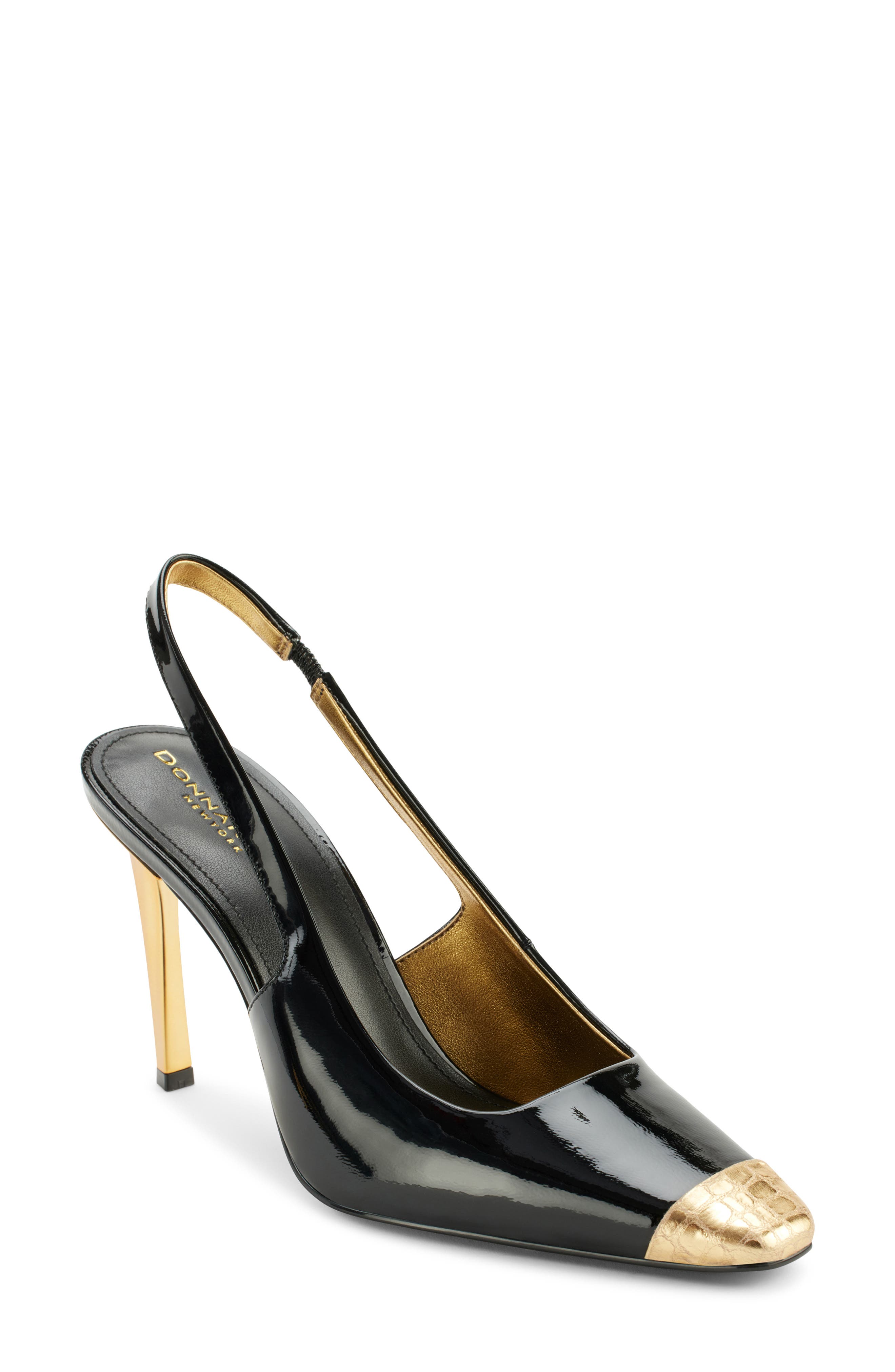 Donna Karan New York Savita Slingback Cap Toe Pump, Main, color, 