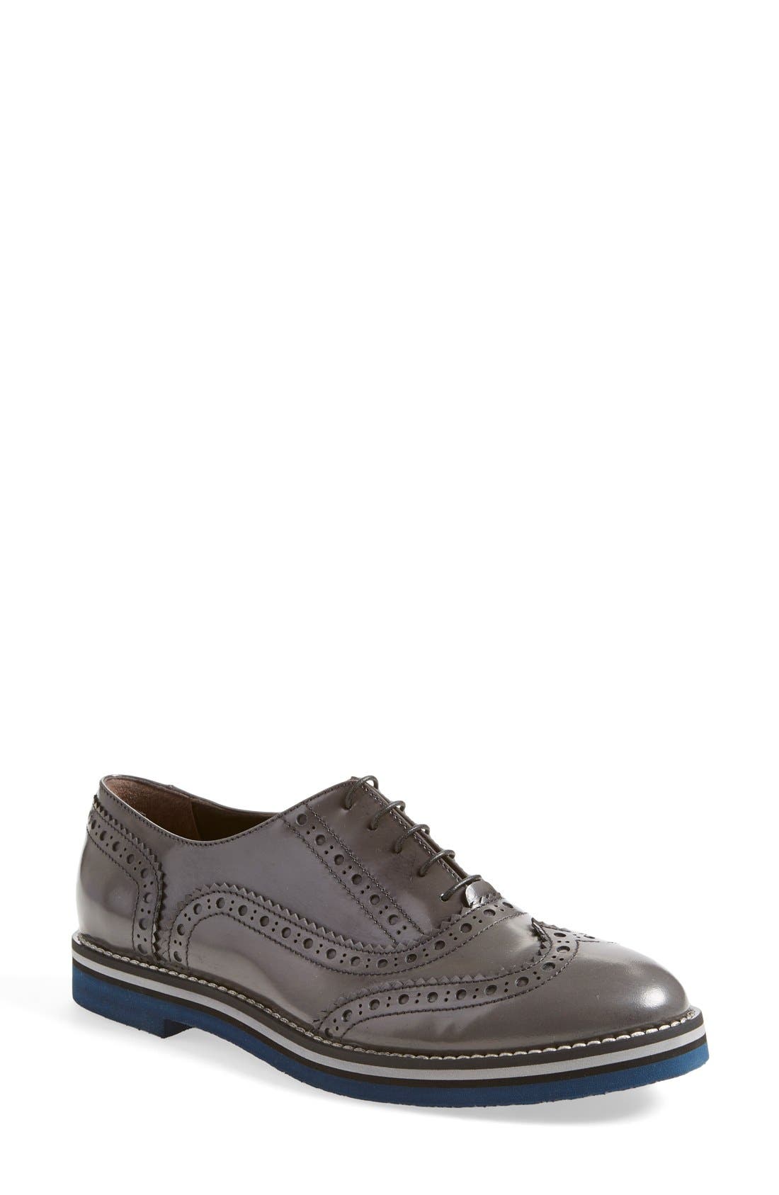 AGL Attilio Giusti Leombruni Brogue Oxford, Main, color, 