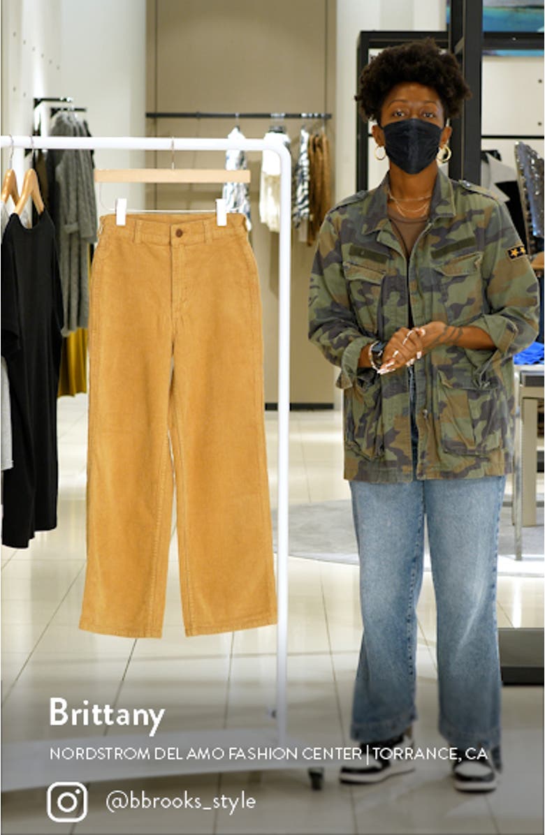 x Wrangler The Retro Wide Leg Corduroy Pants, sales video thumbnail