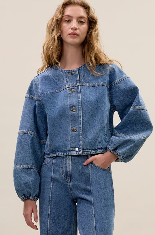 Rebecca Taylor Dax Denim Jacket In Dax Wash