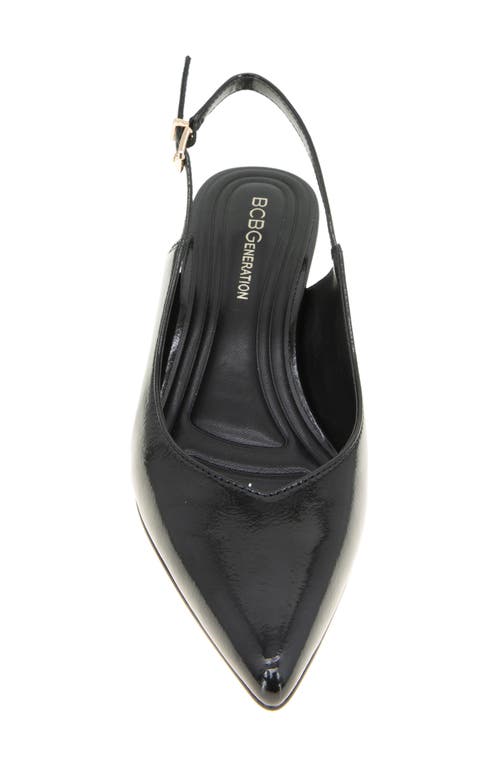 Bcbgeneration Kira Slingback Kitten Heel Pump In Black