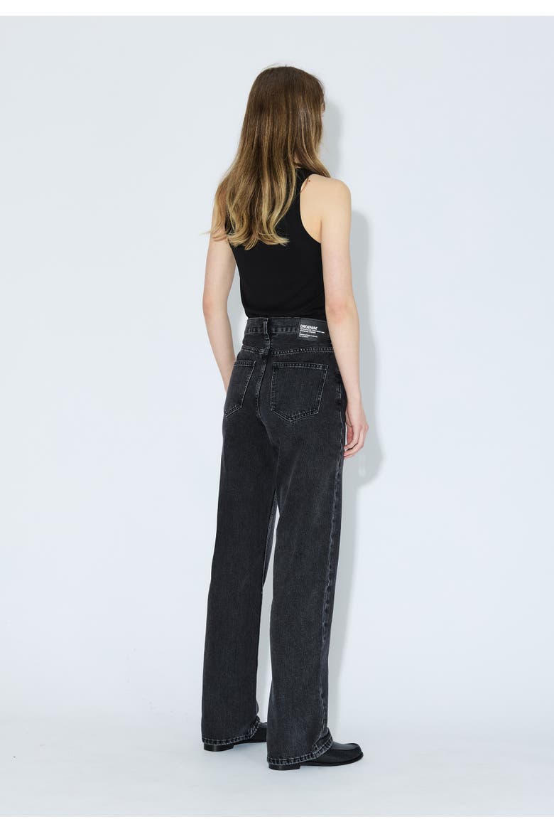 Echo High Straight Rigid Jeans, Alternate, color, Retro black