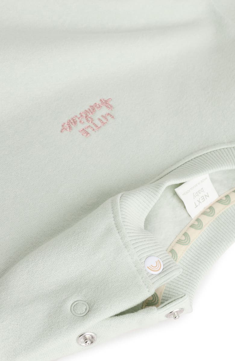 NEXT Little Bambino Sweatshirt & Joggers Set, Alternate, color, Green