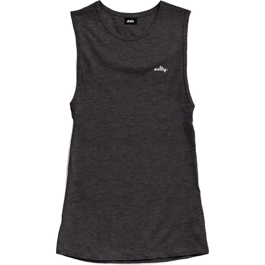 Dalix Womens Salty Muscle Tank In Gray