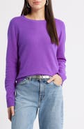 Caslon® Cashmere Crewneck Sweater