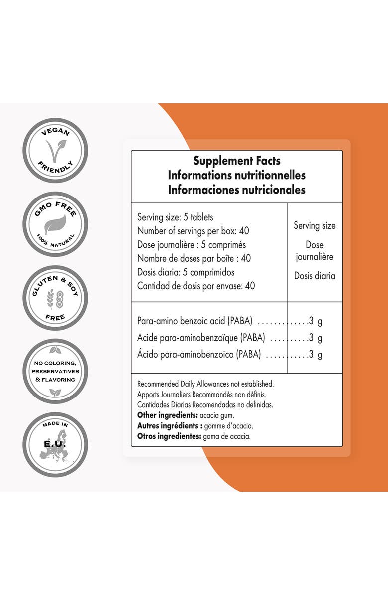 SuperSmart PABA Supplement 3000mg, Alternate, color, 
