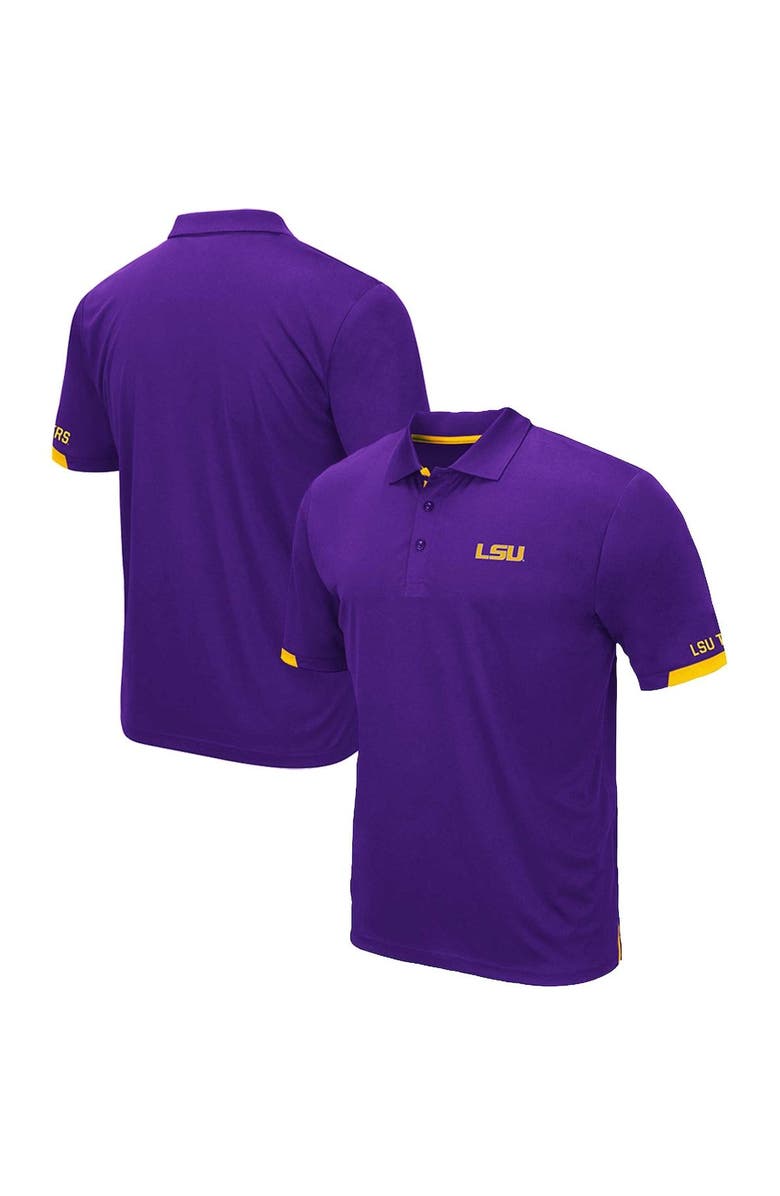 COLOSSEUM Men's Colosseum Purple LSU Tigers Big & Tall Santry Polo, Main, color, Purple