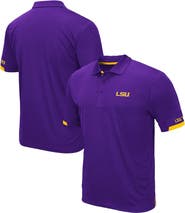 COLOSSEUM Men's Colosseum Purple LSU Tigers Big & Tall Santry Polo