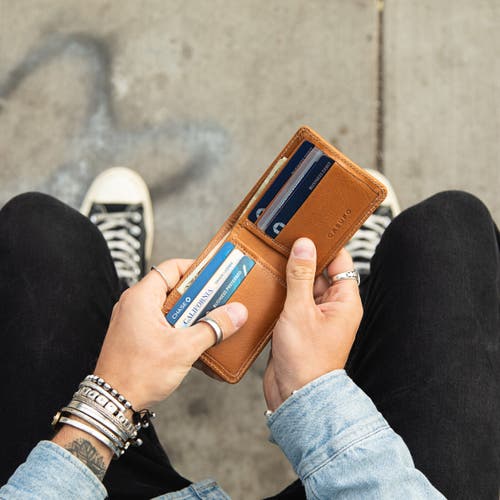 Casupo Large Billfold Wallet In Orange