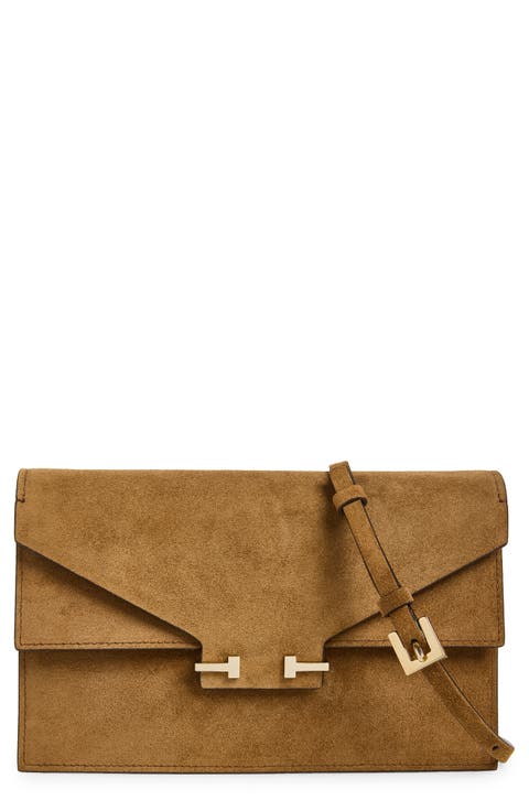 Mini Aube Suede Shoulder Bag