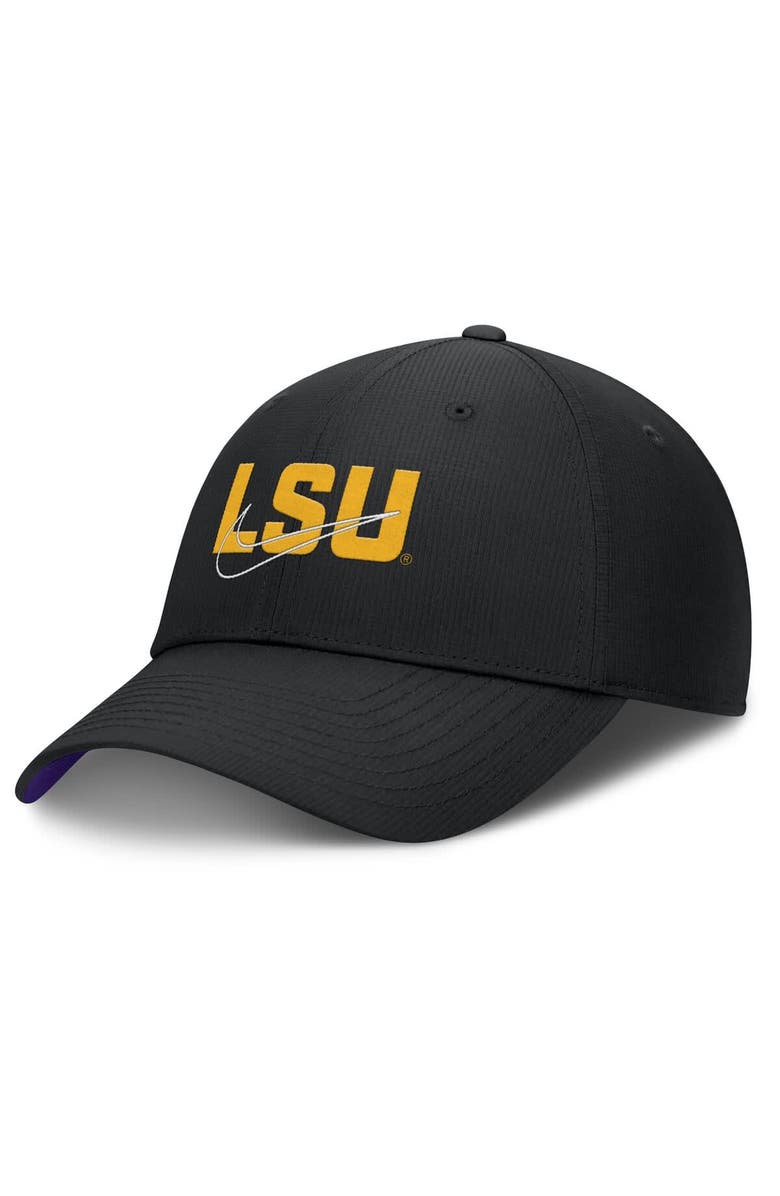 Nike Men's Nike Black LSU Tigers Club Prep Performance Adjustable Hat, Main, color, Black