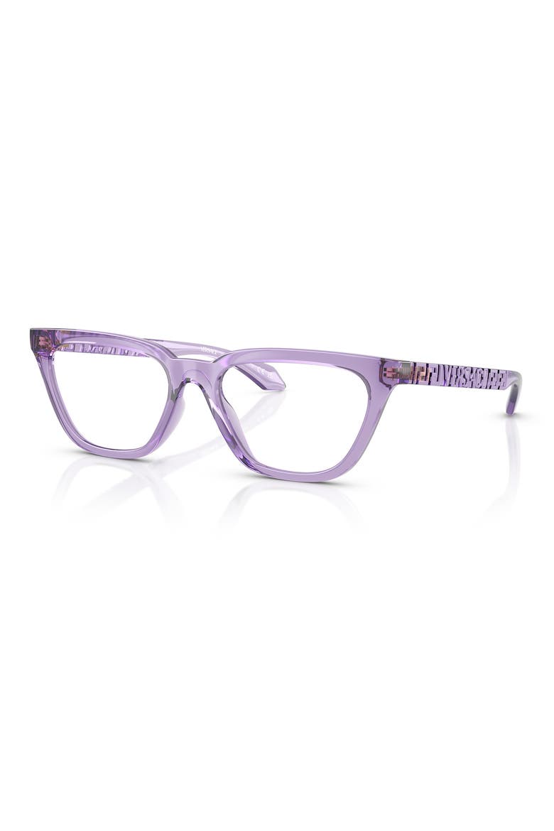 53mm Cat Eye Optical Glasses, Alternate, color, LILAC