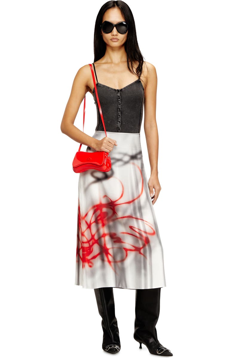 DIESEL<sup>®</sup> Small Play Patent Crossbody Bag, Alternate, color, Red