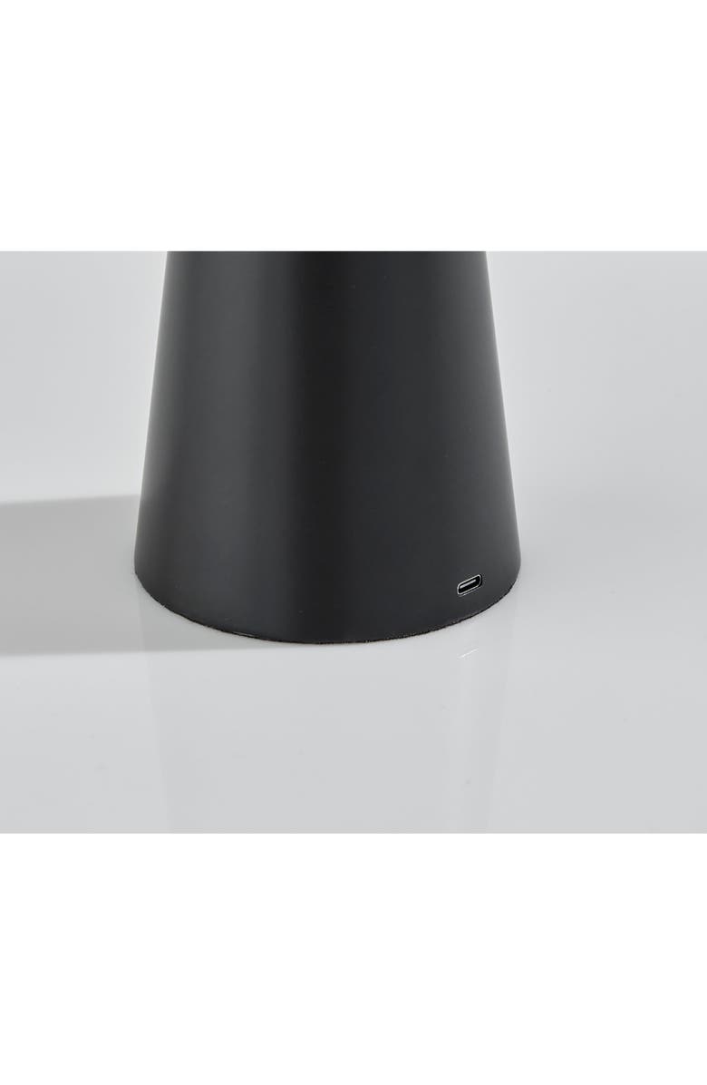 ADESSO LIGHTING Jacky Cordless LED Table Lamp, Alternate, color, Black