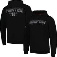 FISLL Men's FISLL  Black Hampton Pirates Puff Print Sliced Pullover Hoodie