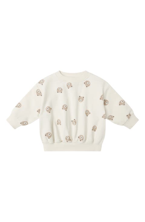 Brown Bear Relaxed Fit Stretch Organic Cotton Sweatshirt (Baby)