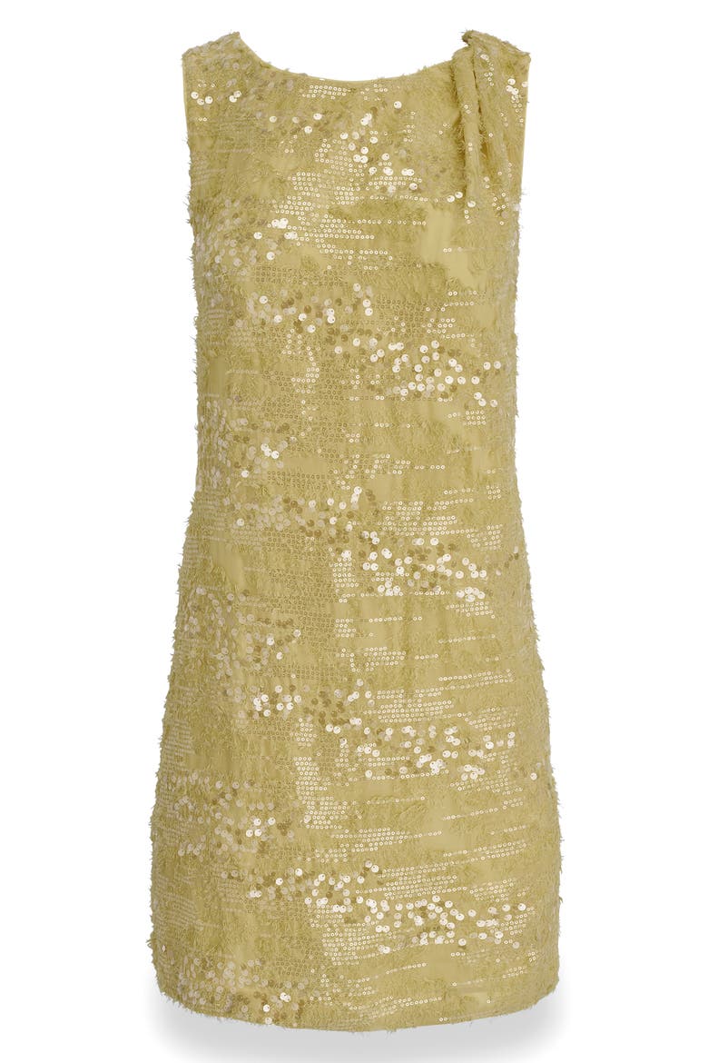 Sequin Shift Dress, Alternate, color, CITRUS/ CLE