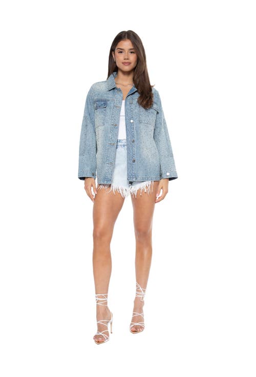 Blue Revival Starry Night Shacket