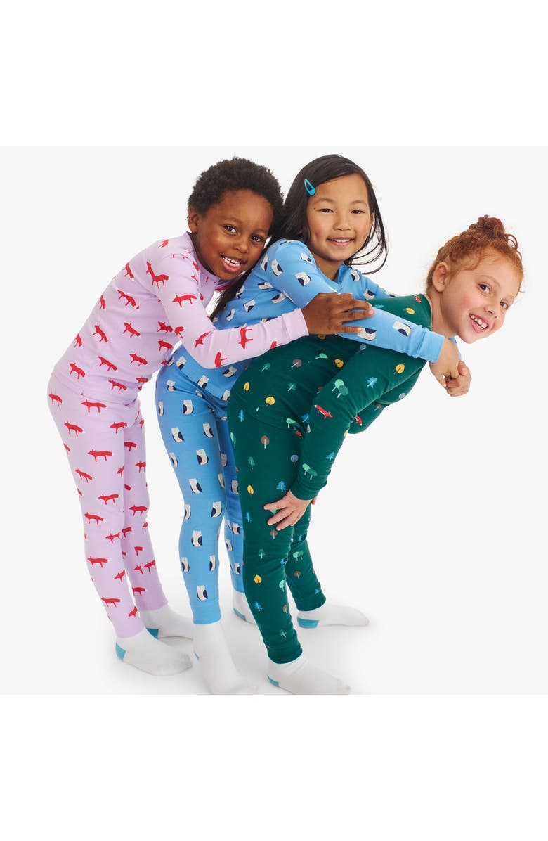 Primary Kids Organic Pj Pant, Alternate, color, Ivy Primary Forest