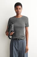 COS Pointelle-Knit T-Shirt