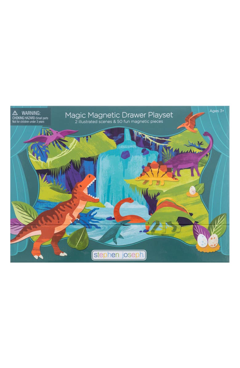 Stephen Joseph Magnetic Scene Play Kit with Drawer, Main, color, Dino